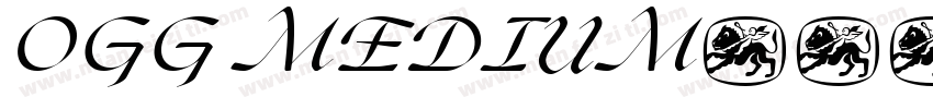 OGG MEDIUM字体转换